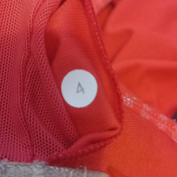 LULULEMON Orange Tank Top! - Size 4- Power Y Racer Back - Picture 7 of 7